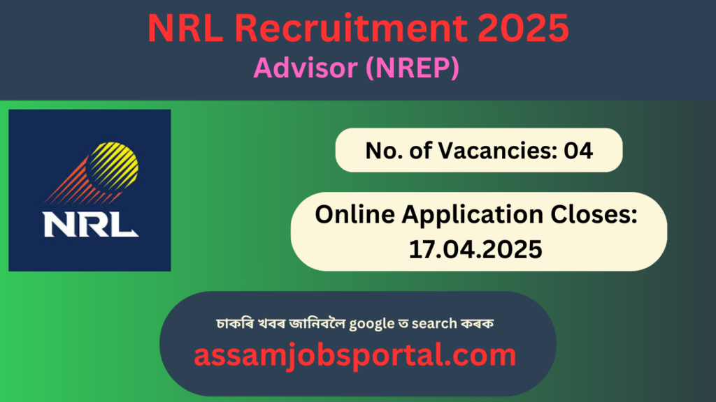 NRL Advisor Vacancy 2025 - For NREP